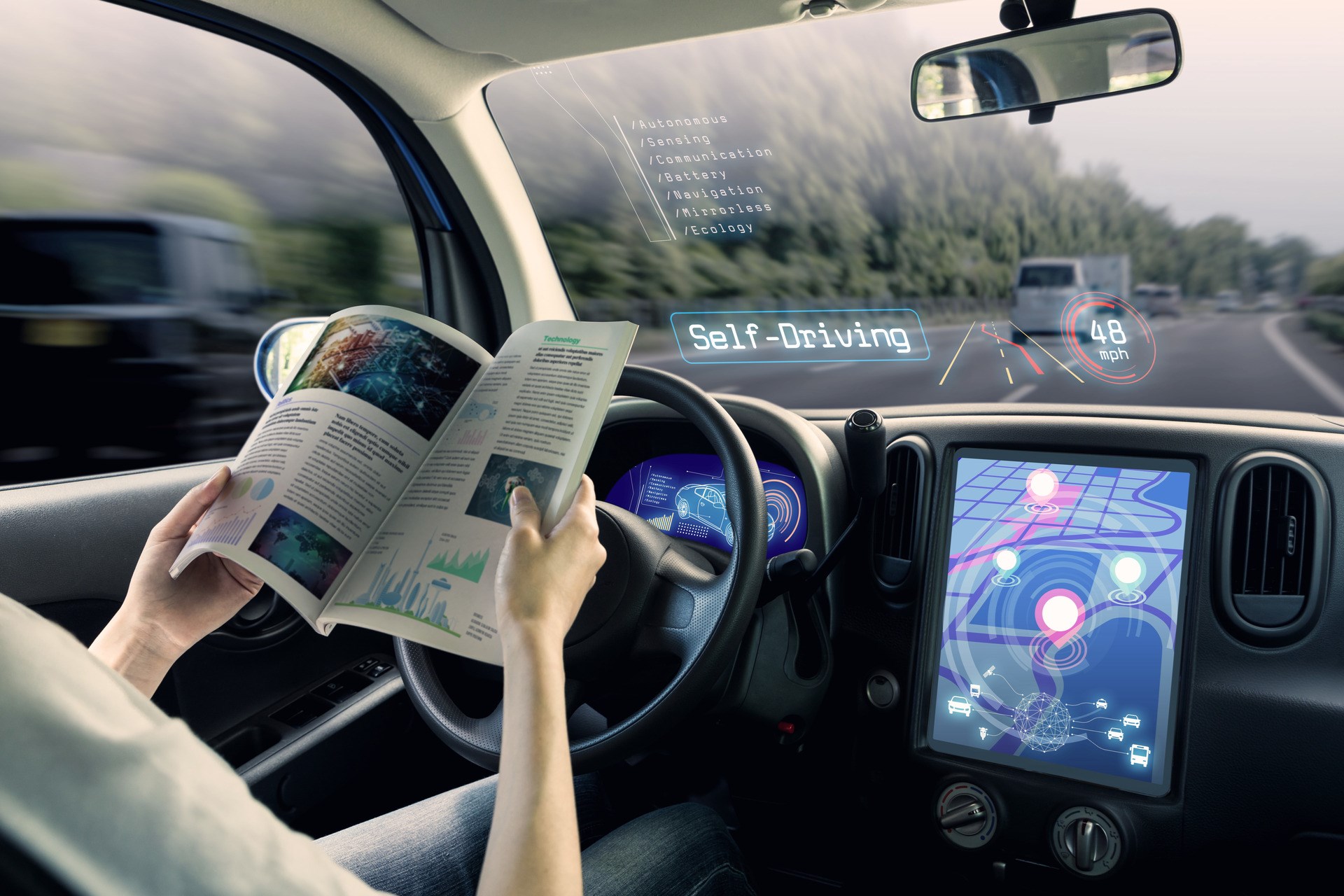 ADAS传感器允许放宽自治县驾驶的未来