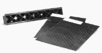 Example of a hybrid structure with nylon composite sheet